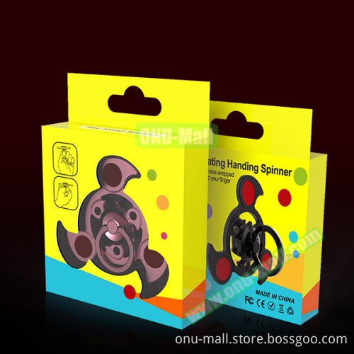 New Arrival Aluminum Alloy Rotating Finger Spinner with Ring Holder